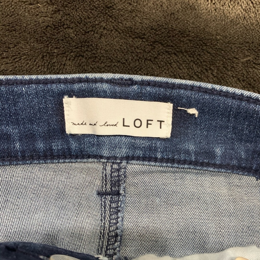 LOFT sailor skinny jeans size 24/00 - Picture 6 of 6